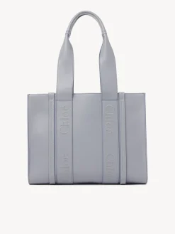 Sacs Cabas-Chloé Sac Cabas Woody Storm Blue