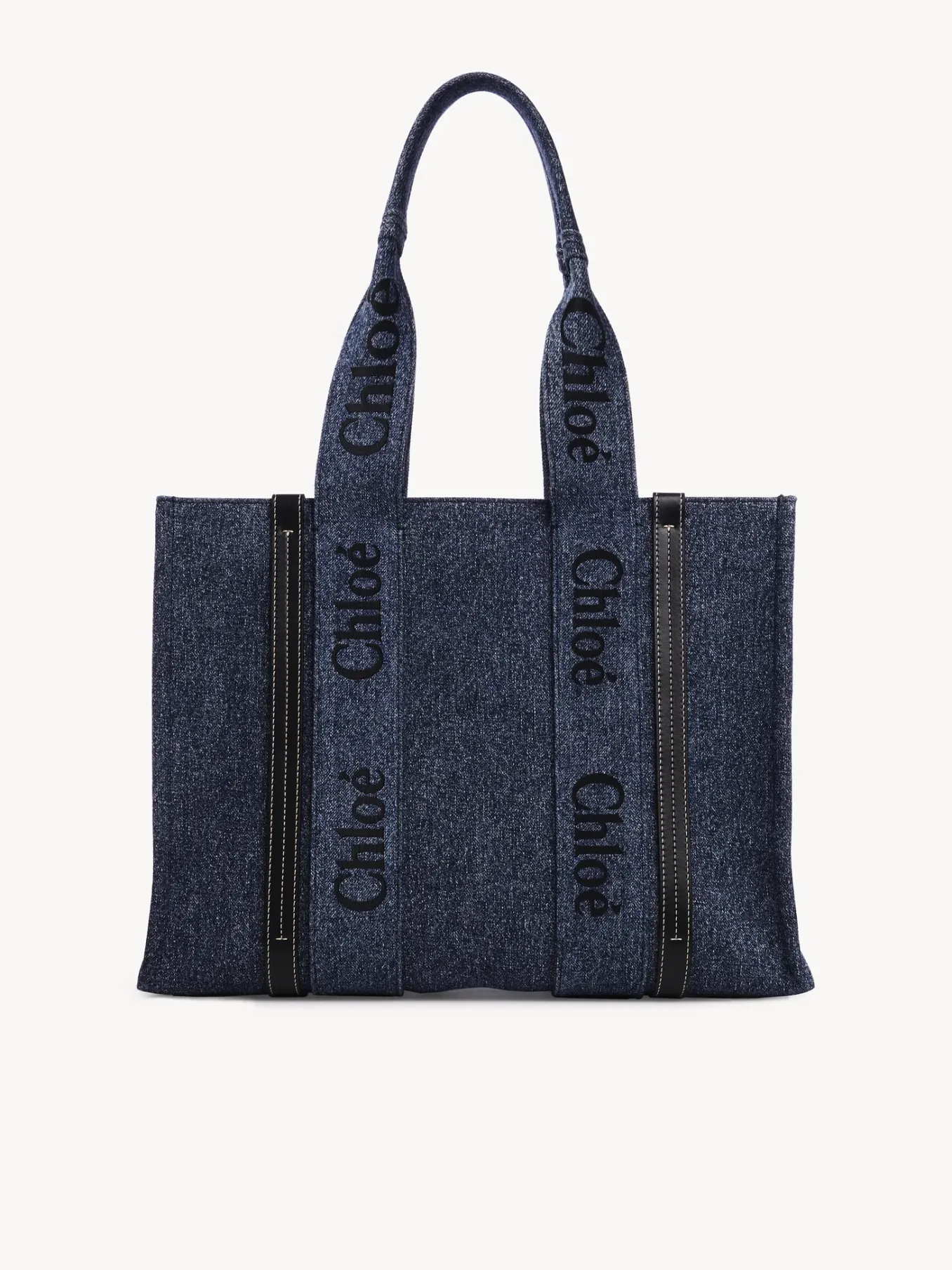Sacs Cabas-Chloé Sac Cabas Woody Denim