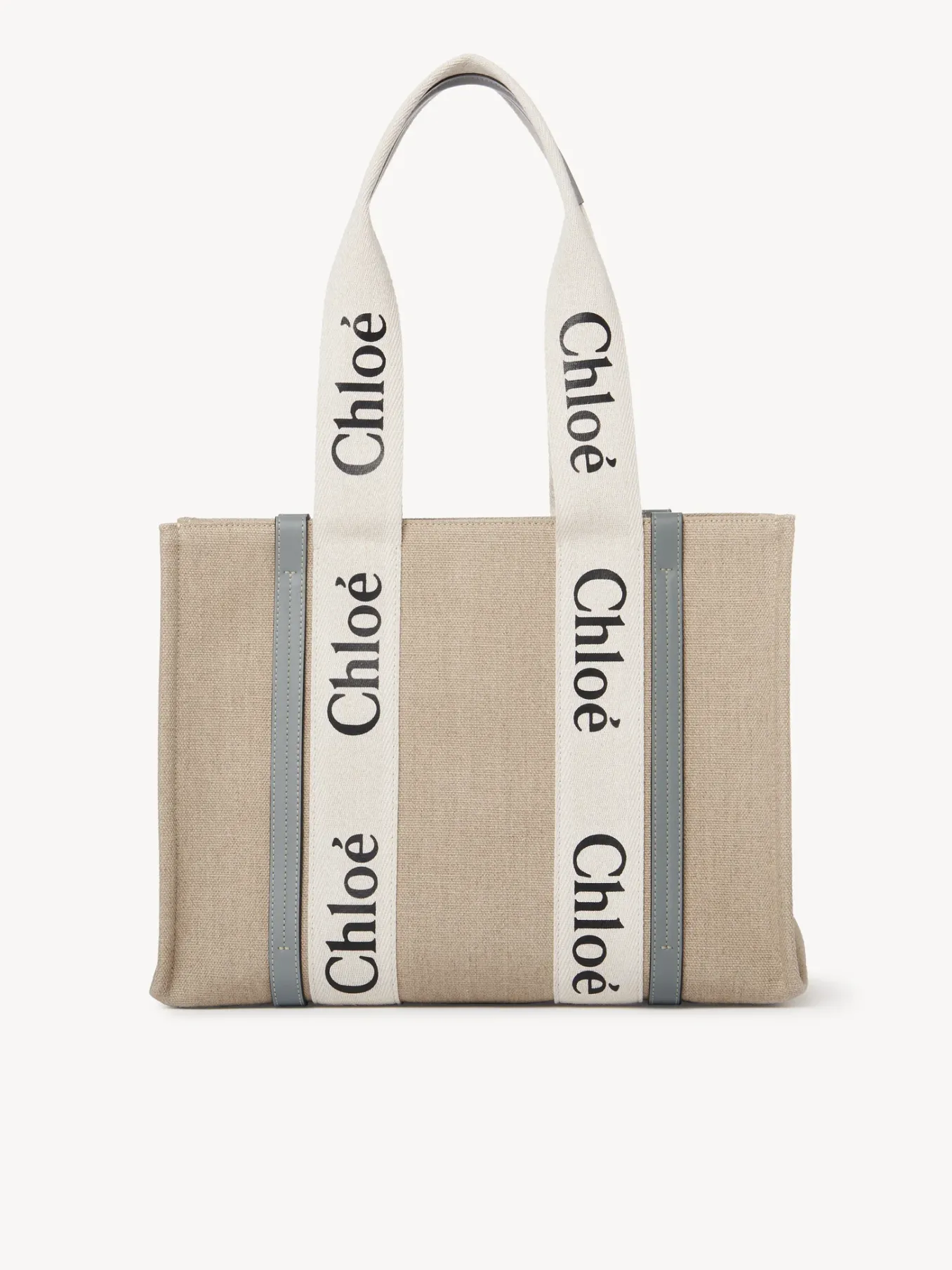 Sacs Cabas-Chloé Sac Cabas Woody Divine Grey