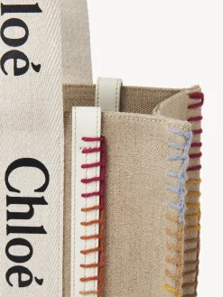 Sacs Cabas-Chloé Sac Cabas Woody Blanc