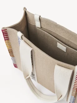Sacs Cabas-Chloé Sac Cabas Woody Blanc