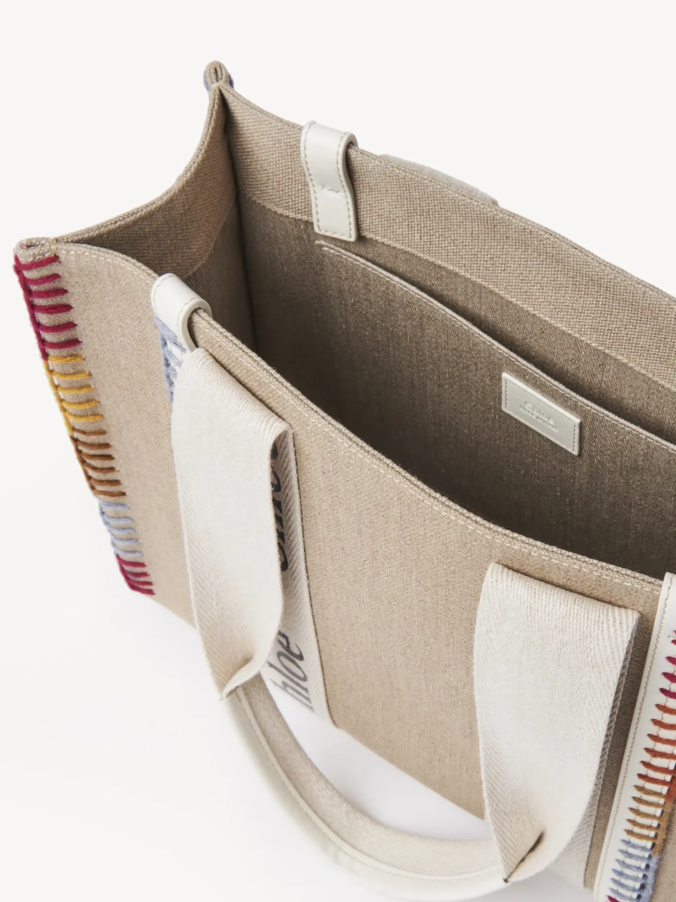 Sacs Cabas-Chloé Sac Cabas Woody Blanc