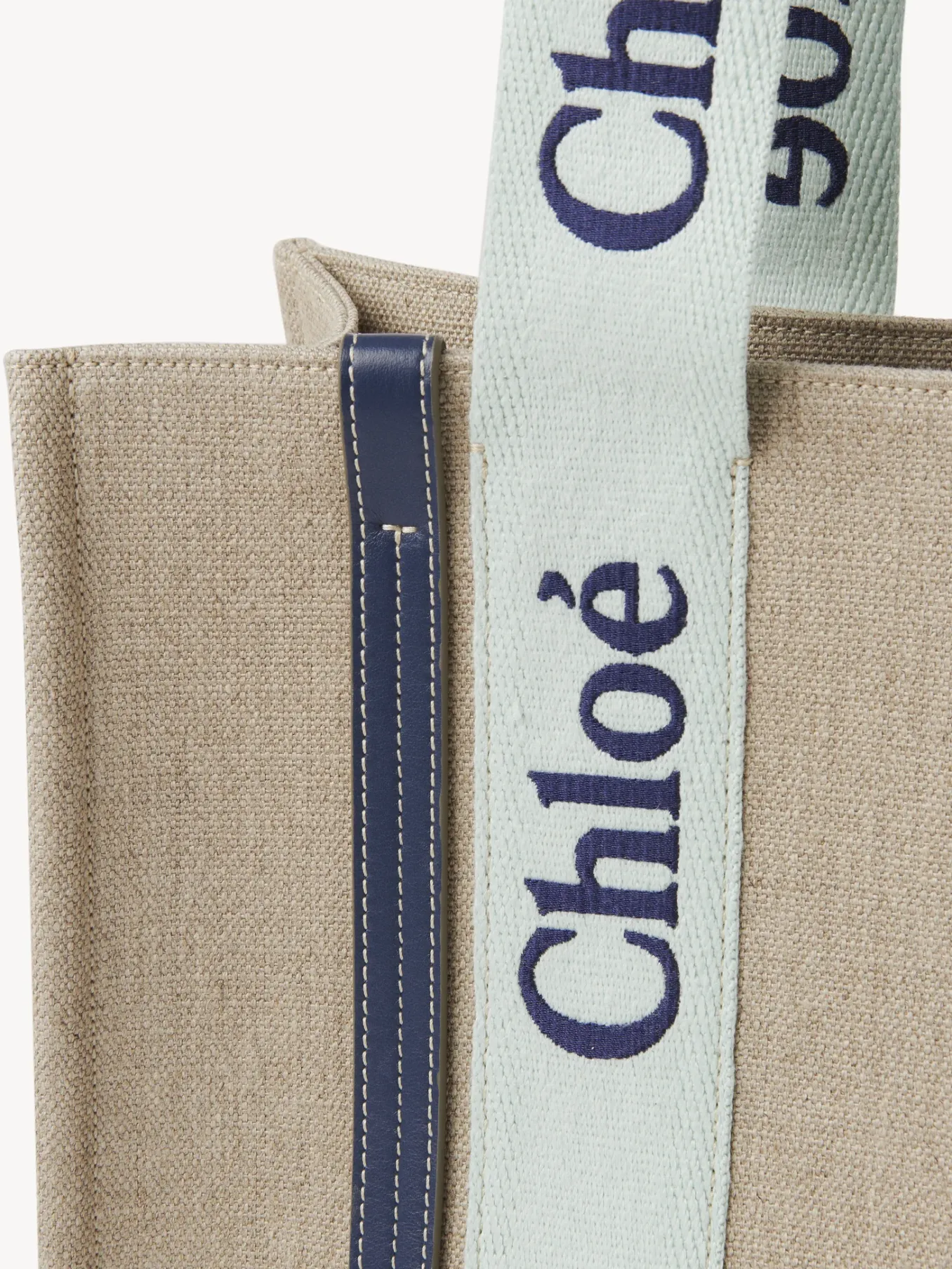 Sacs Cabas-Chloé Sac Cabas Woody Green - Blue 1