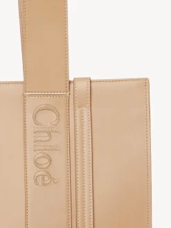 Sacs Cabas-Chloé Sac Cabas Woody Light Tan