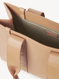Sacs Cabas-Chloé Sac Cabas Woody Light Tan