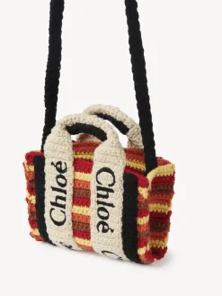 Sacs À Bandoulière-Chloé Sac Cabas Woody Nano A Bandoulière Multicolor Brown 1
