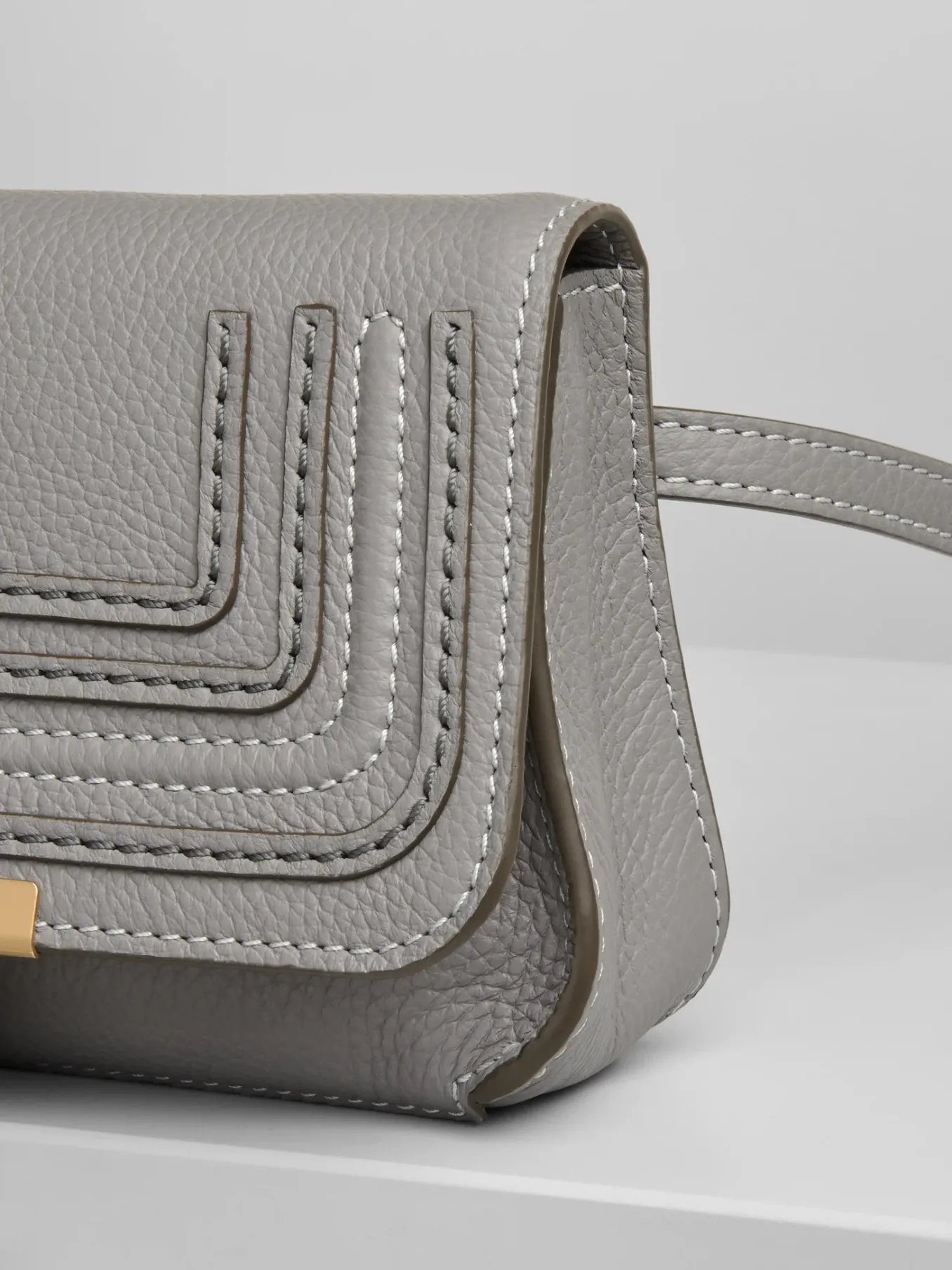 Mini Sacs-Chloé Sac Ceinture Marcie Cashmere Grey