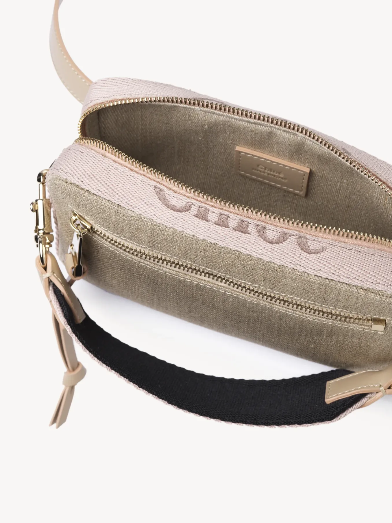 Sacs À Bandoulière-Chloé Sac Ceinture Woody Blushy Beige