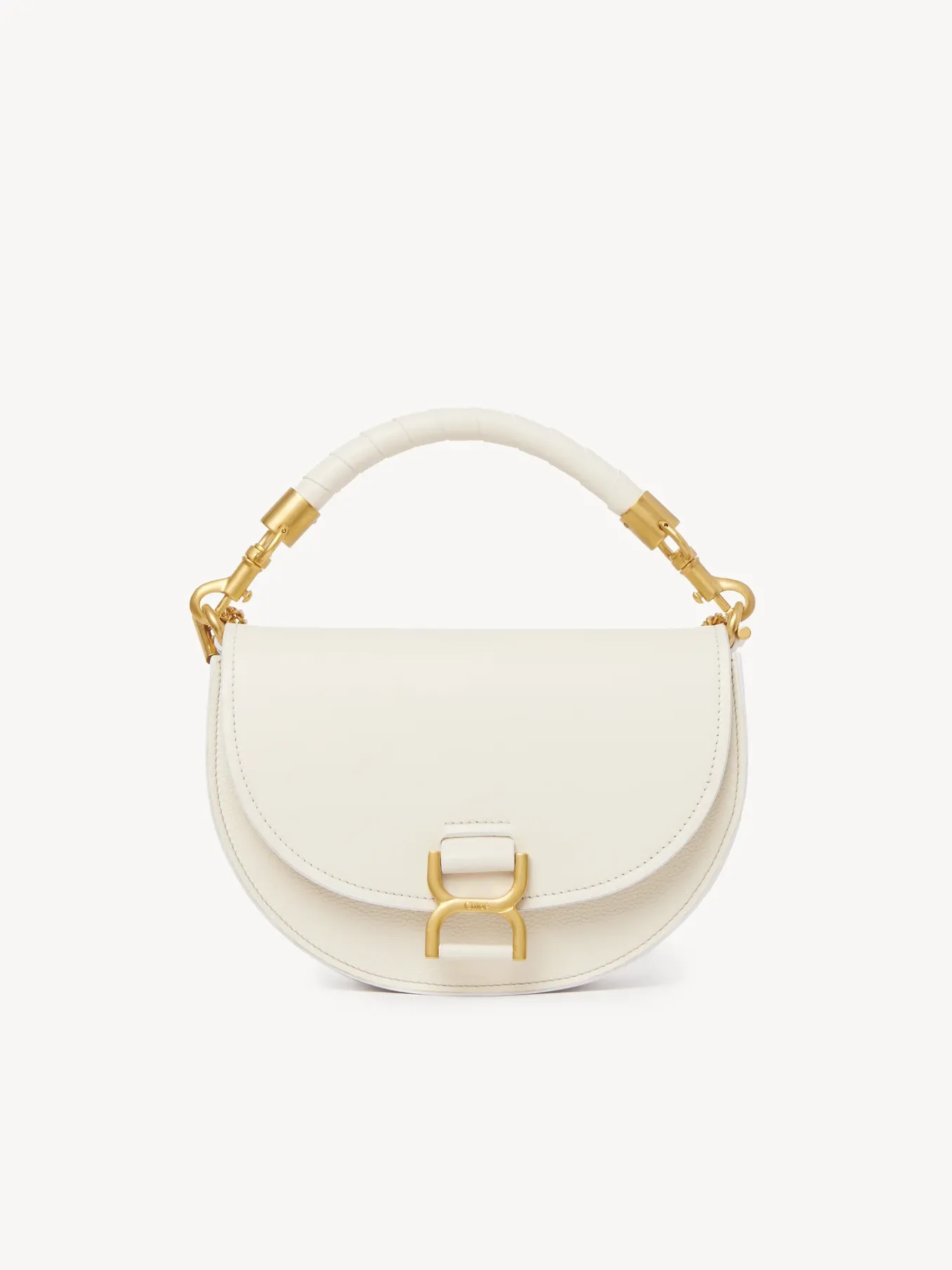 Sacs À Bandoulière-Chloé Sac Chaine Porte Épaule Marcie Misty Ivory
