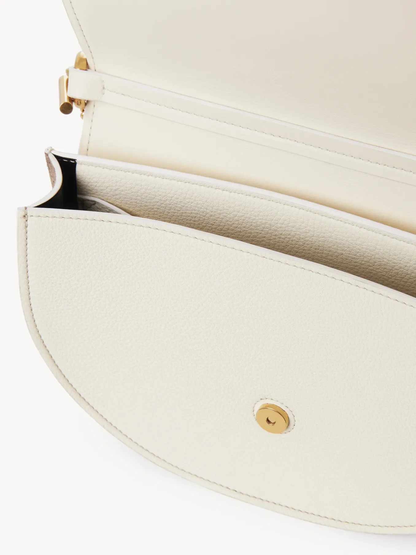 Sacs À Bandoulière-Chloé Sac Chaine Porte Épaule Marcie Misty Ivory