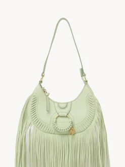 Sacs Porté Épaule-Chloé Sac Demi-Lune Hana Pastel Green