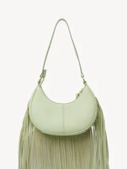 Sacs Porté Épaule-Chloé Sac Demi-Lune Hana Pastel Green