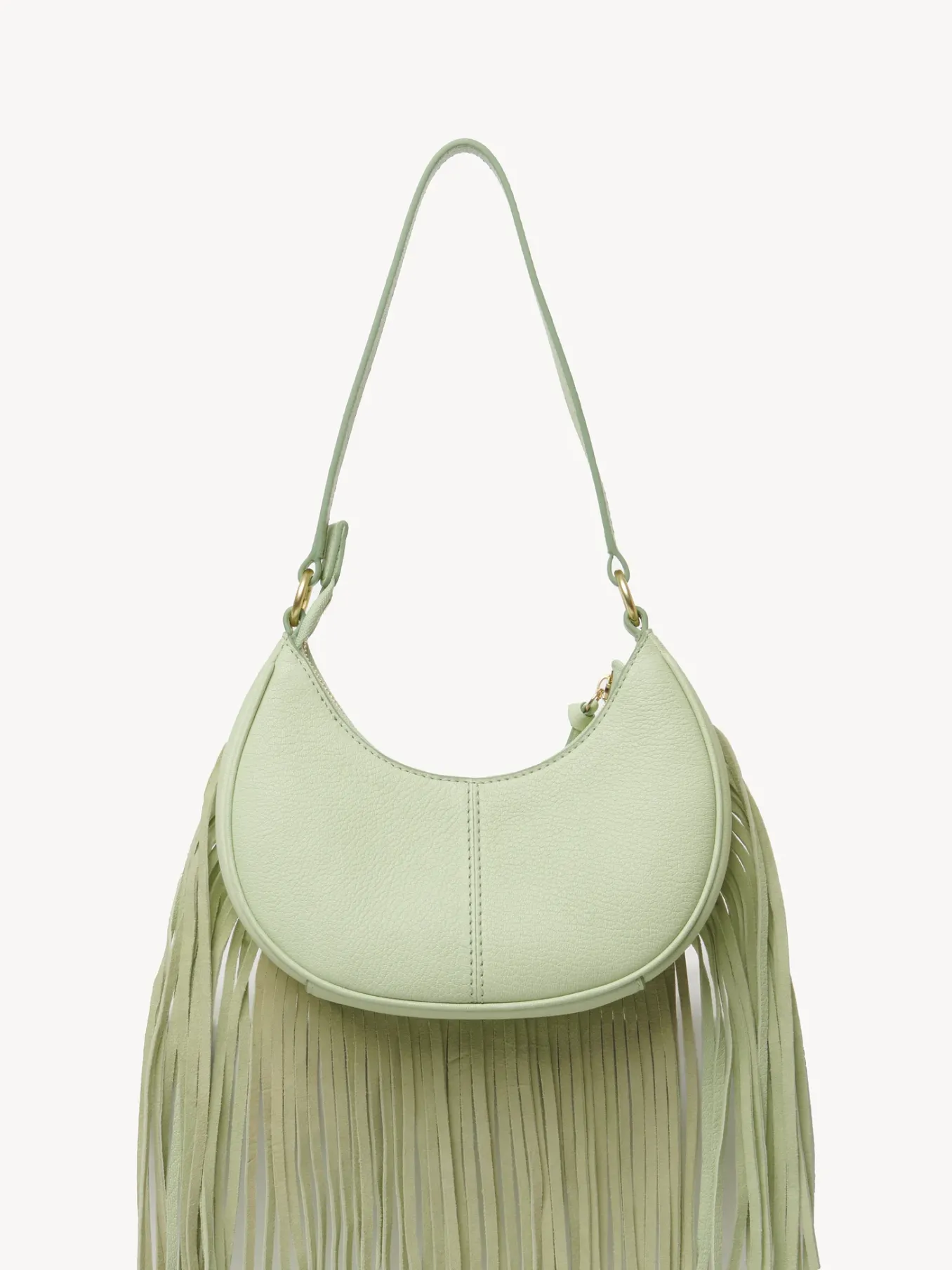 Sacs Porté Épaule-Chloé Sac Demi-Lune Hana Pastel Green