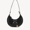 Sacs Porté Épaule-Chloé Sac Demi-Lune Hana Noir