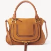 Sacs À Bandoulière-Chloé Sac Double Porte Marcie Henna Orange