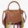Sacs À Bandoulière-Chloé Sac Double Porte Marcie Tan