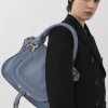 Sacs À Bandoulière-Chloé Sac Double Porte Marcie Shady Cobalt