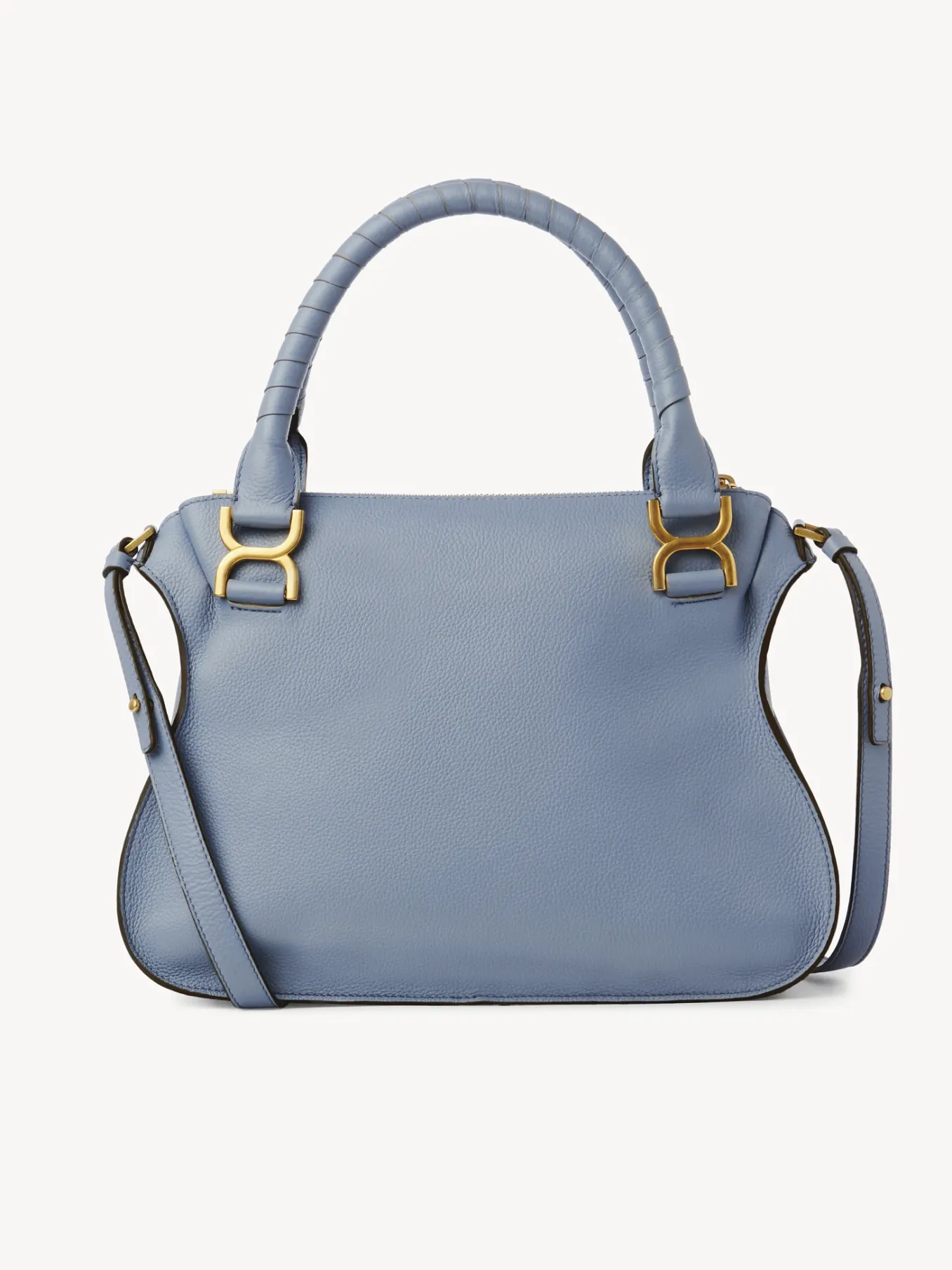 Sacs À Bandoulière-Chloé Sac Double Porte Marcie Shady Cobalt