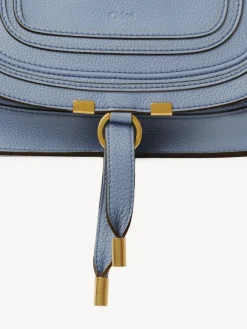 Sacs À Bandoulière-Chloé Sac Double Porte Marcie Shady Cobalt