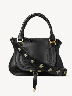 Sacs À Bandoulière-Chloé Sac Double Porte Marcie Noir