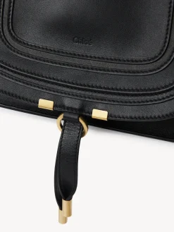 Sacs À Bandoulière-Chloé Sac Double Porte Marcie Noir