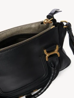 Sacs À Bandoulière-Chloé Sac Double Porte Marcie Noir