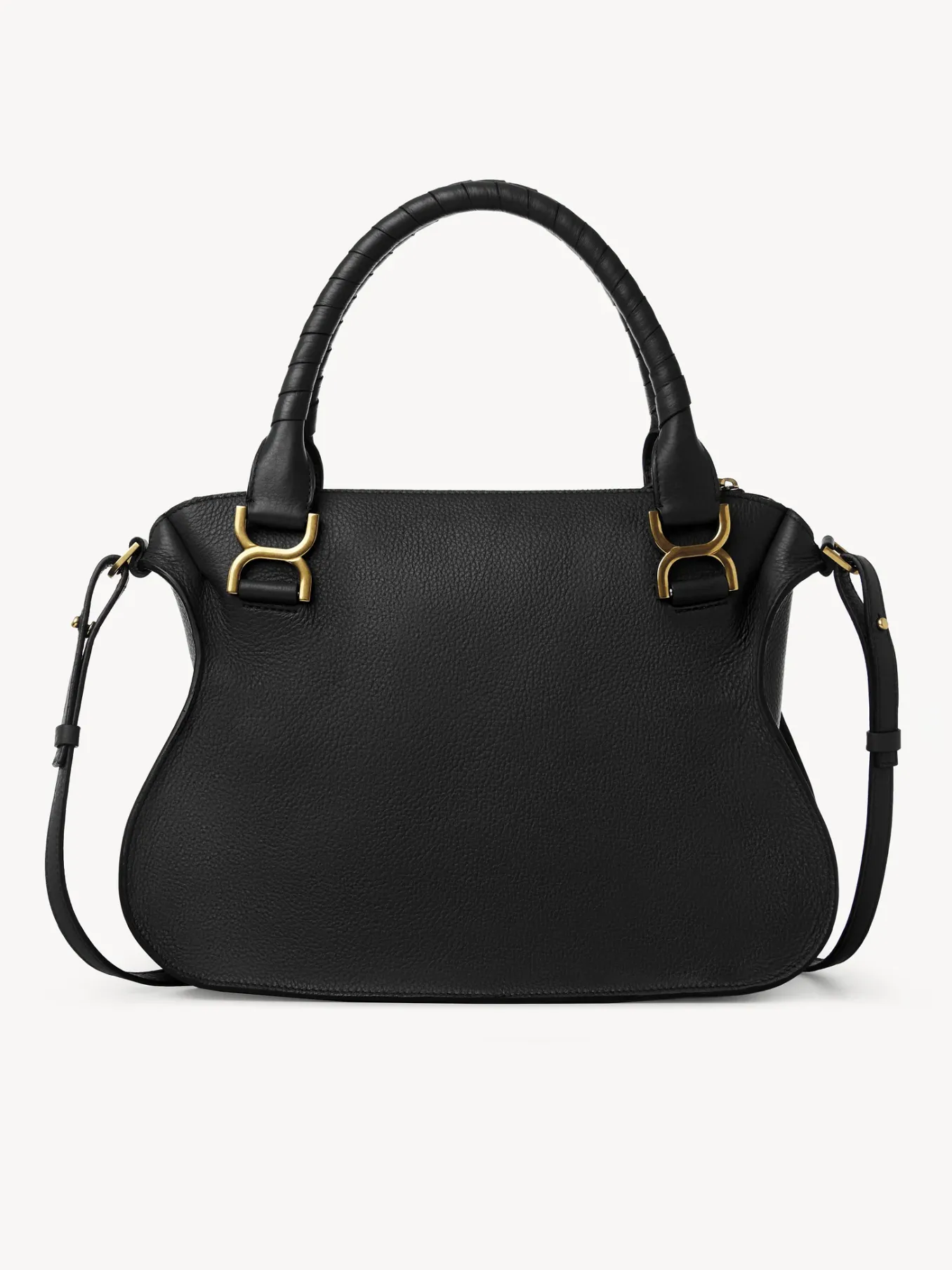 Sacs À Bandoulière-Chloé Sac Double Porte Marcie Noir
