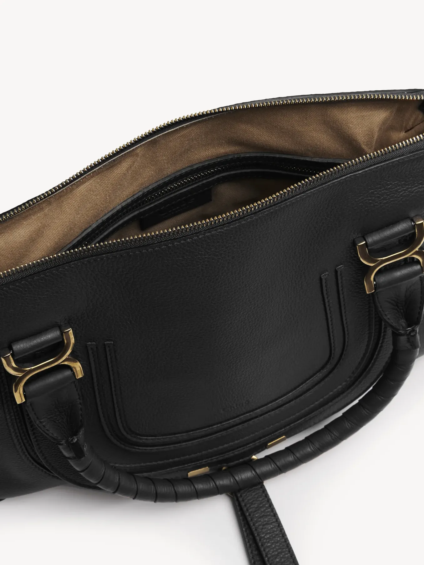Sacs À Bandoulière-Chloé Sac Double Porte Marcie Noir