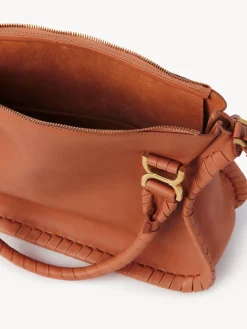 Sacs À Bandoulière-Chloé Sac Double Porte Marcie Henna Orange