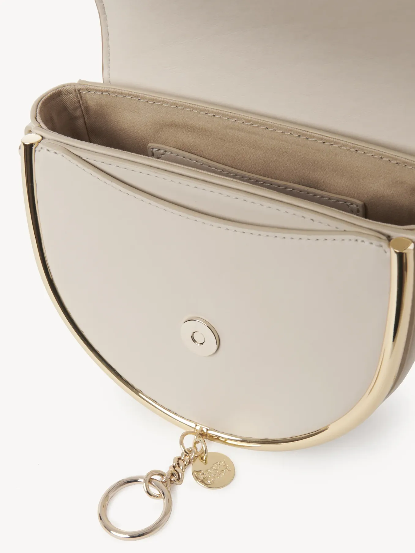 Sacs À Bandoulière-Chloé Sac Du Soir Mara Cement Beige