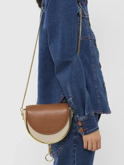 Sacs À Bandoulière-Chloé Sac Du Soir Mara Cement Beige