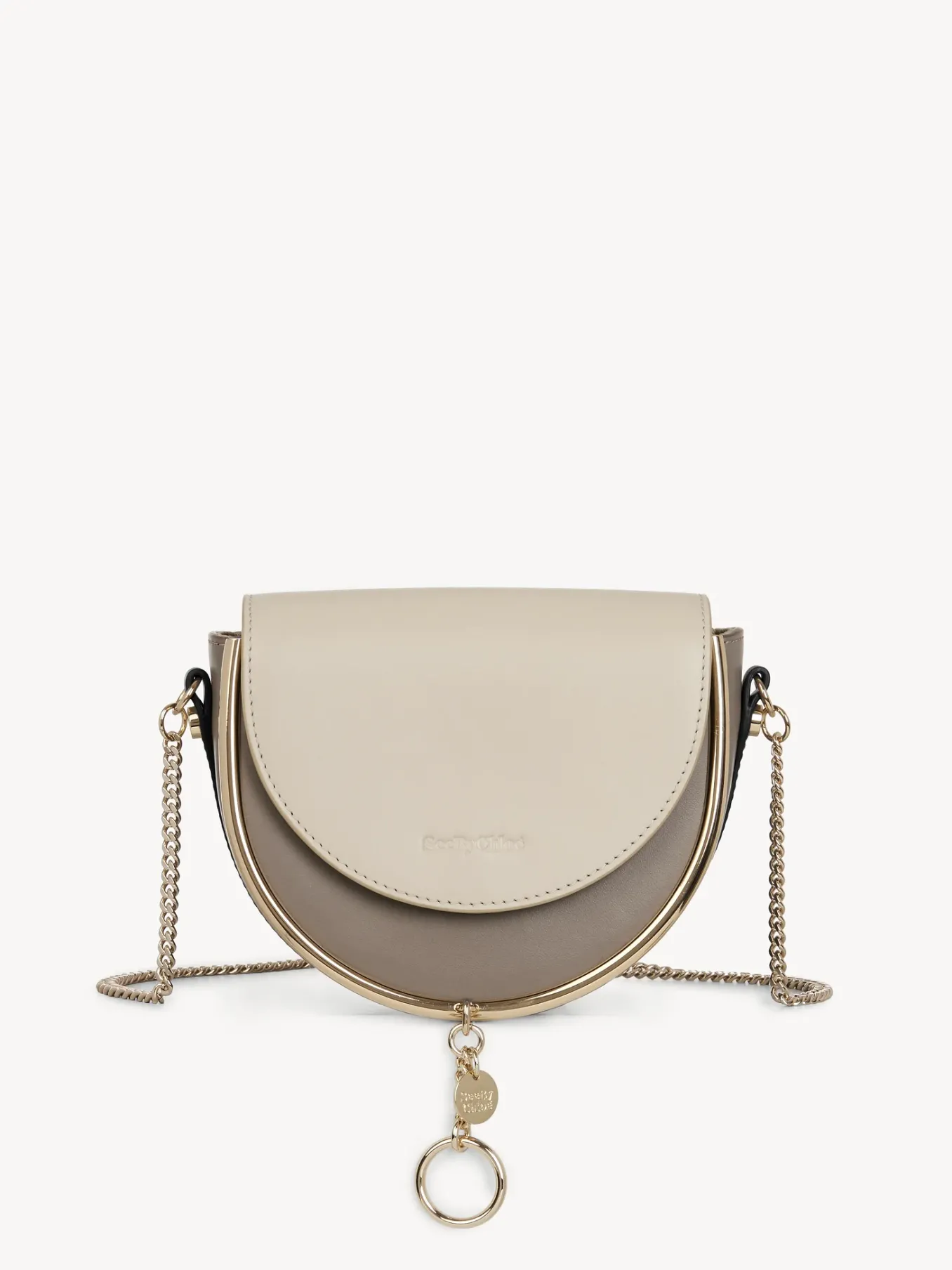 Sacs Porté Épaule-Chloé Sac Du Soir Mara Motty Grey