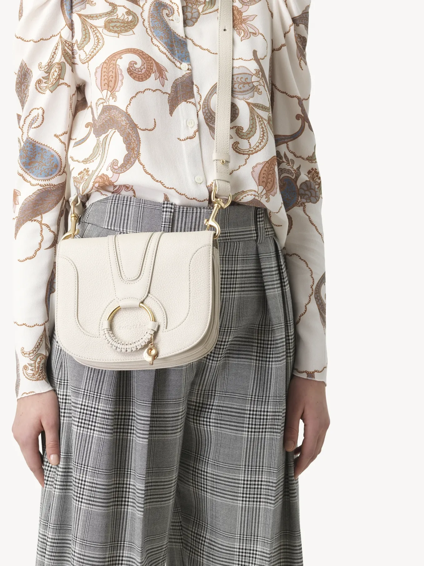 Sacs Porté Épaule-Chloé Sac Porte Épaule Hana Cement Beige