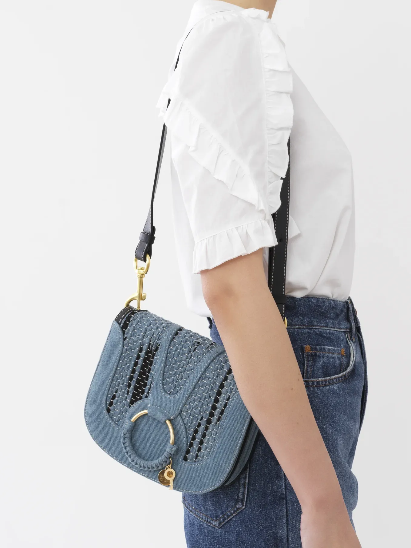 Sacs Porté Épaule-Chloé Sac Porte Épaule Hana Denim