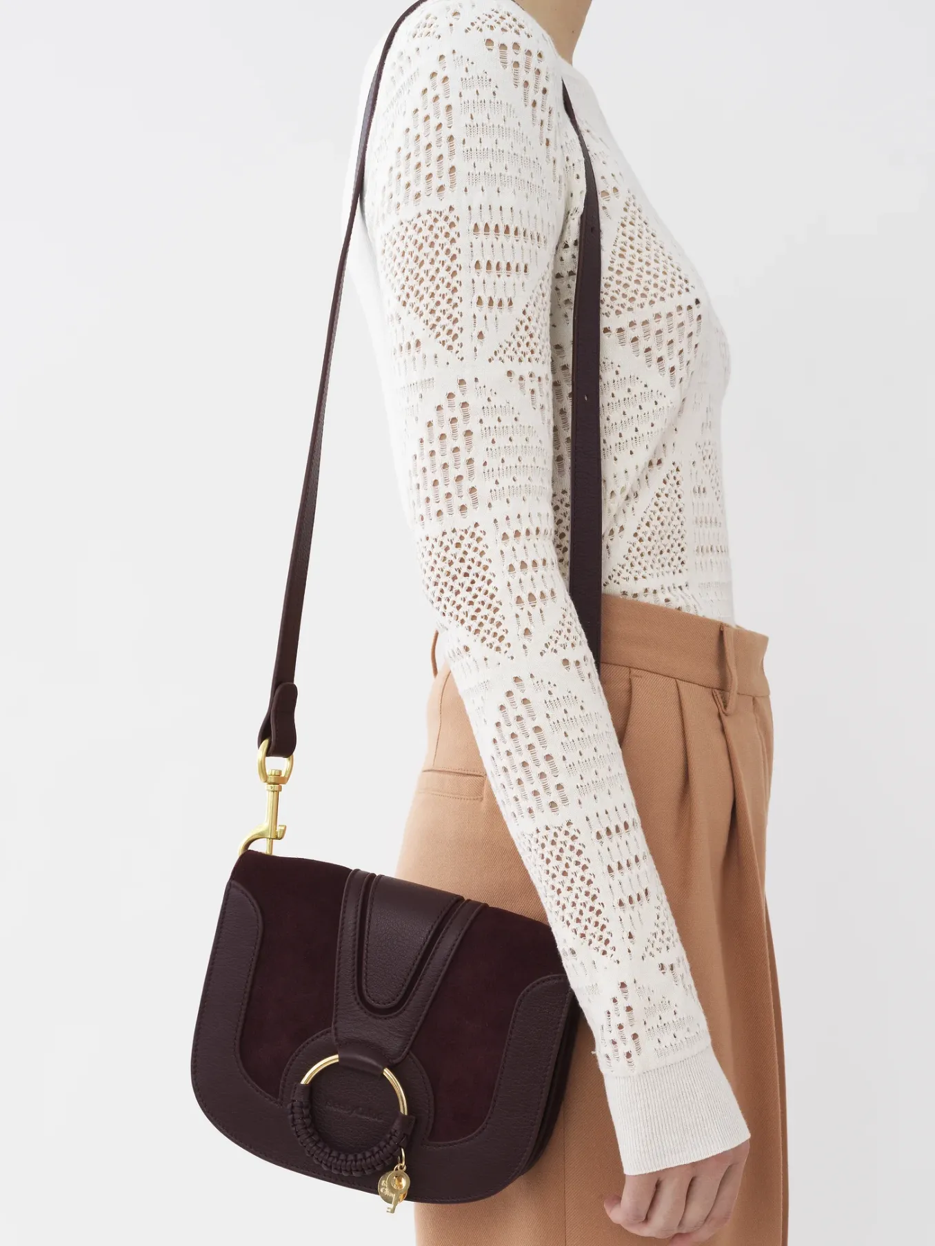 Sacs Porté Épaule-Chloé Sac Porte Épaule Hana Full Violine