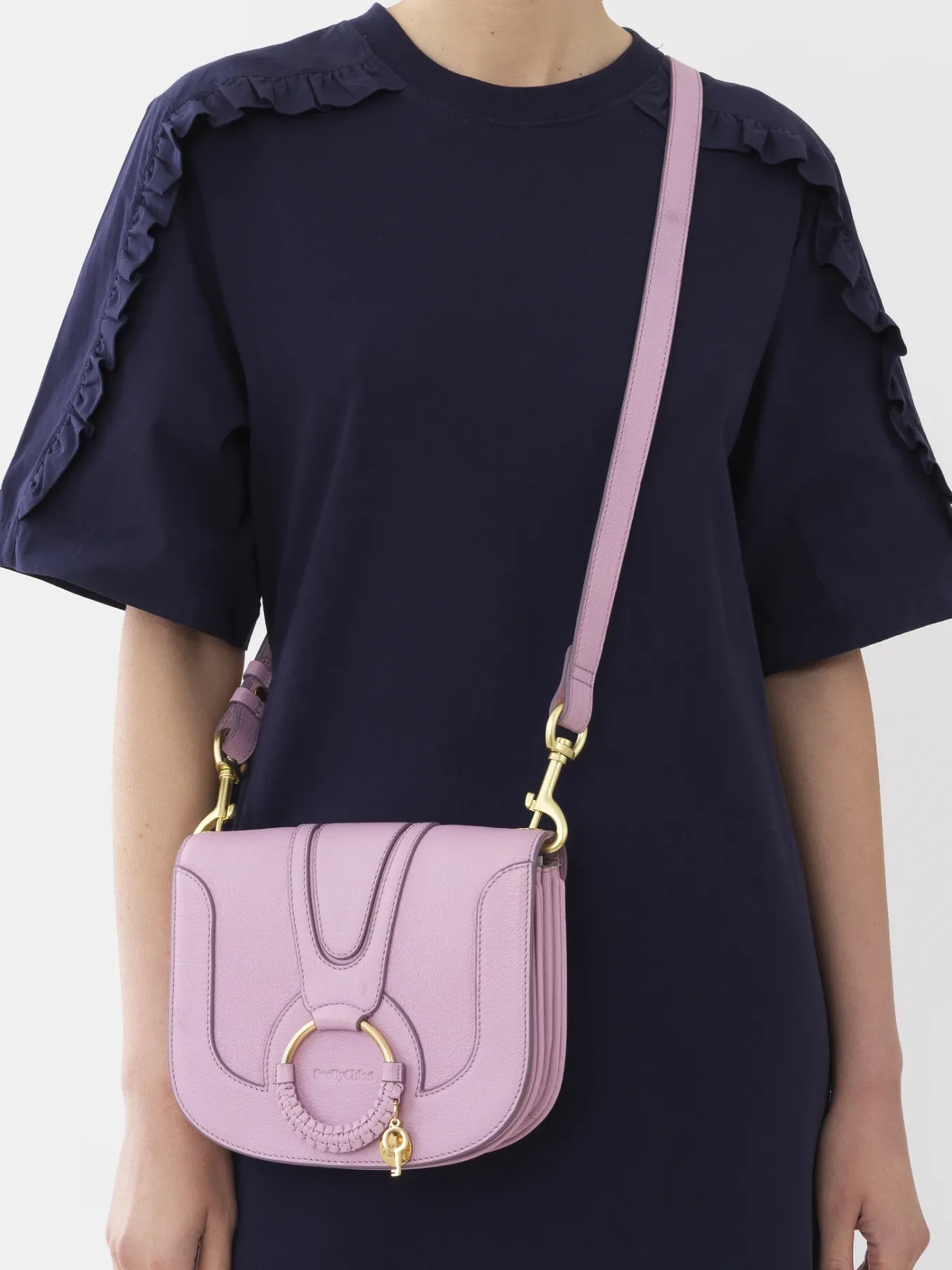 Sacs Porté Épaule-Chloé Sac Porte Épaule Hana Lavender Mist