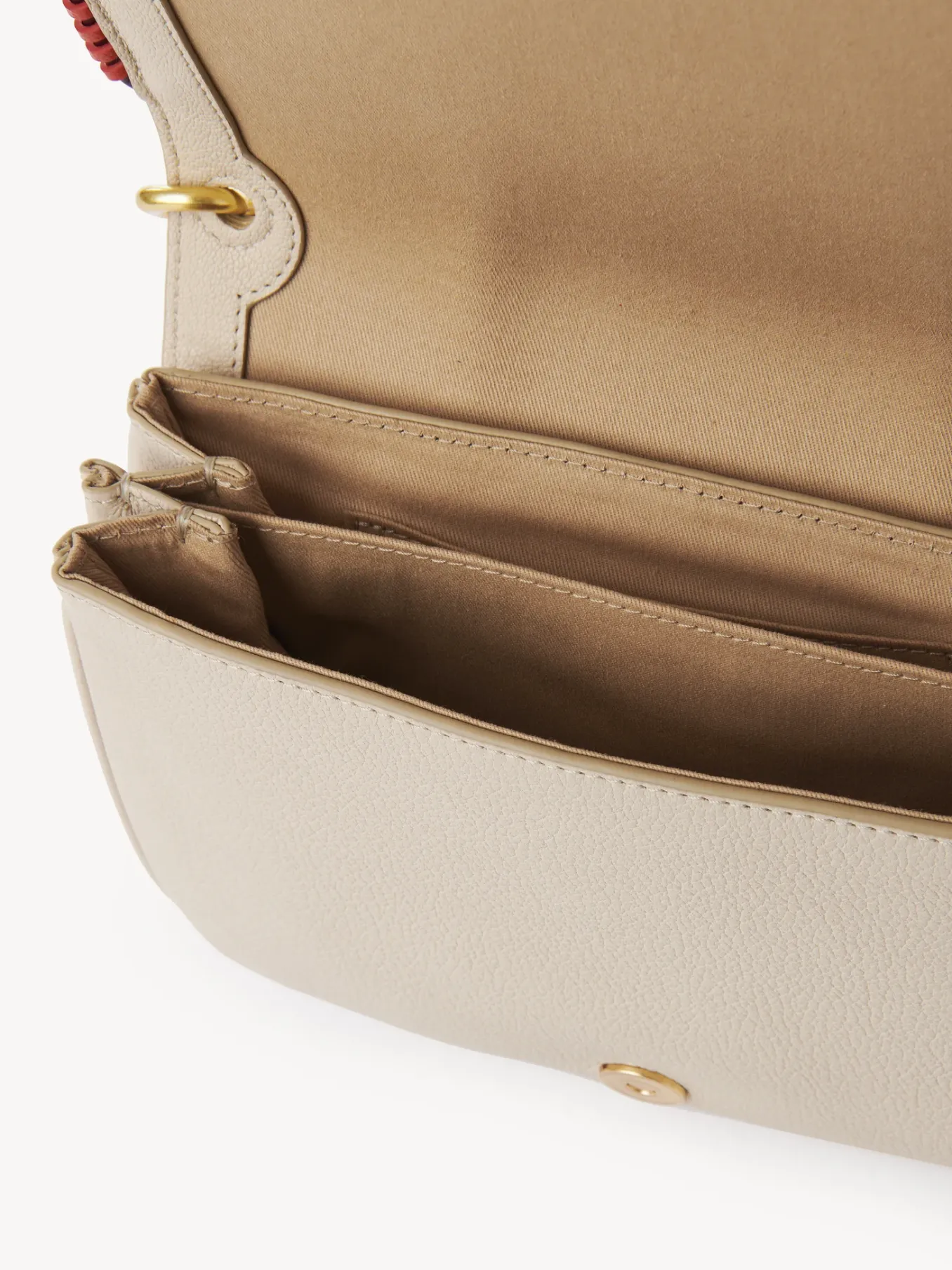 Sacs Porté Épaule-Chloé Sac Porte Épaule Hana Cement Beige