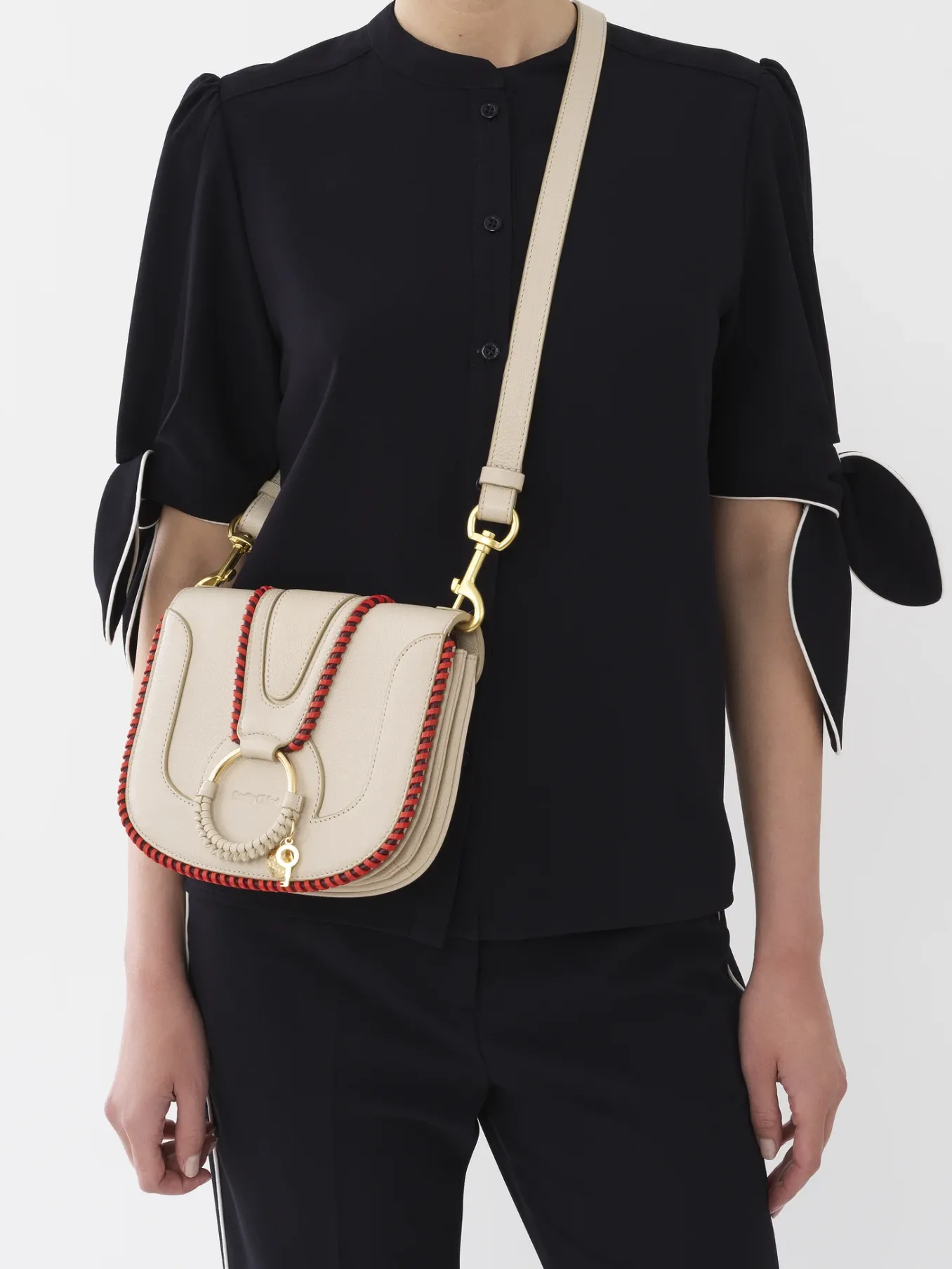 Sacs Porté Épaule-Chloé Sac Porte Épaule Hana Cement Beige