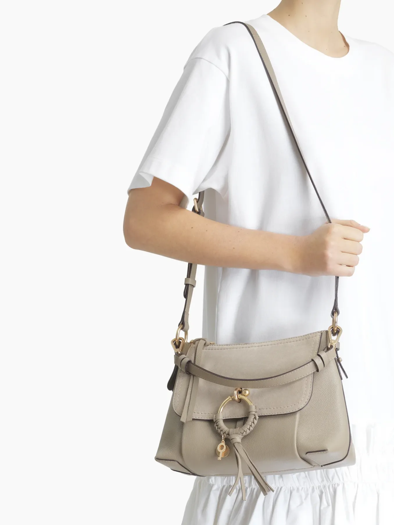 Sacs Porté Épaule-Chloé Sac Porte Épaule Joan Motty Grey