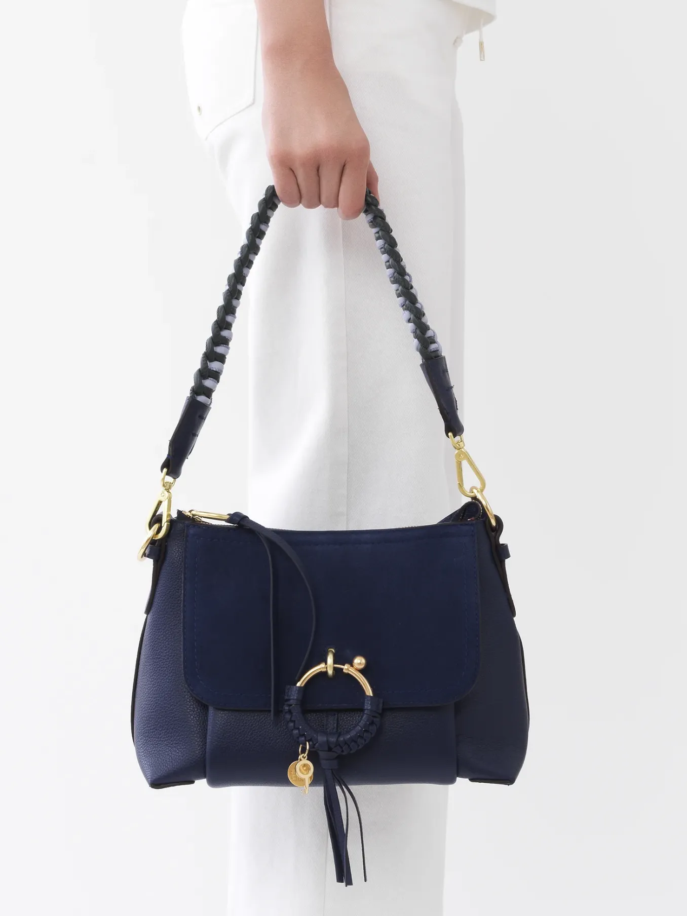 Sacs Porté Épaule-Chloé Sac Porte Épaule Joan Classic Navy