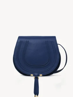 Sacs À Bandoulière-Chloé Sac Porte Épaule Marcie Deep Denim