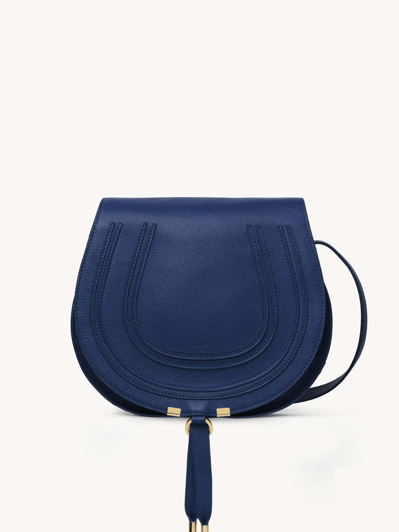 Sacs À Bandoulière-Chloé Sac Porte Épaule Marcie Deep Denim