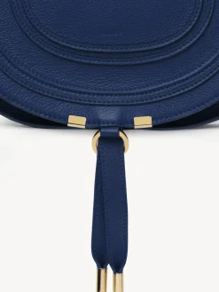 Sacs À Bandoulière-Chloé Sac Porte Épaule Marcie Deep Denim