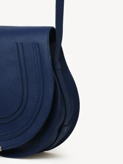 Sacs À Bandoulière-Chloé Sac Porte Épaule Marcie Deep Denim