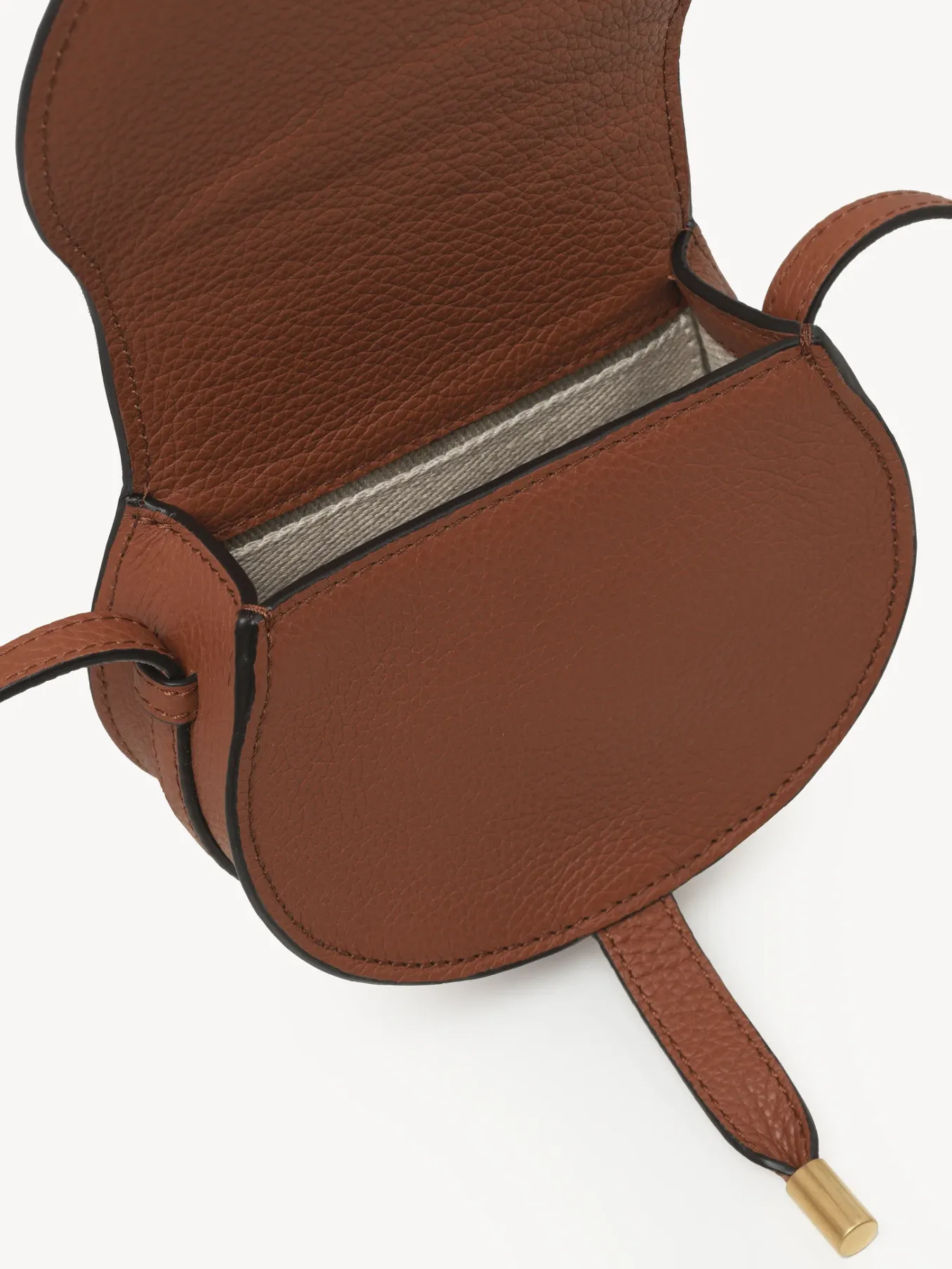 Sacs À Bandoulière-Chloé Sac Porte Épaule Marcie Nano Tan