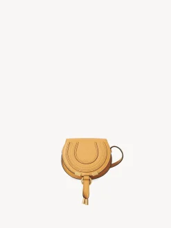 Sacs À Bandoulière-Chloé Sac Porte Épaule Marcie Nano Tan Apricot