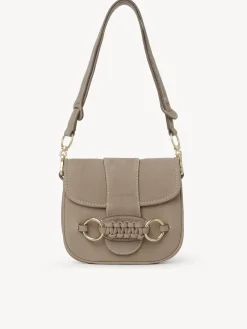 Sacs Porté Épaule-Chloé Sac Porte Épaule Saddie Motty Grey