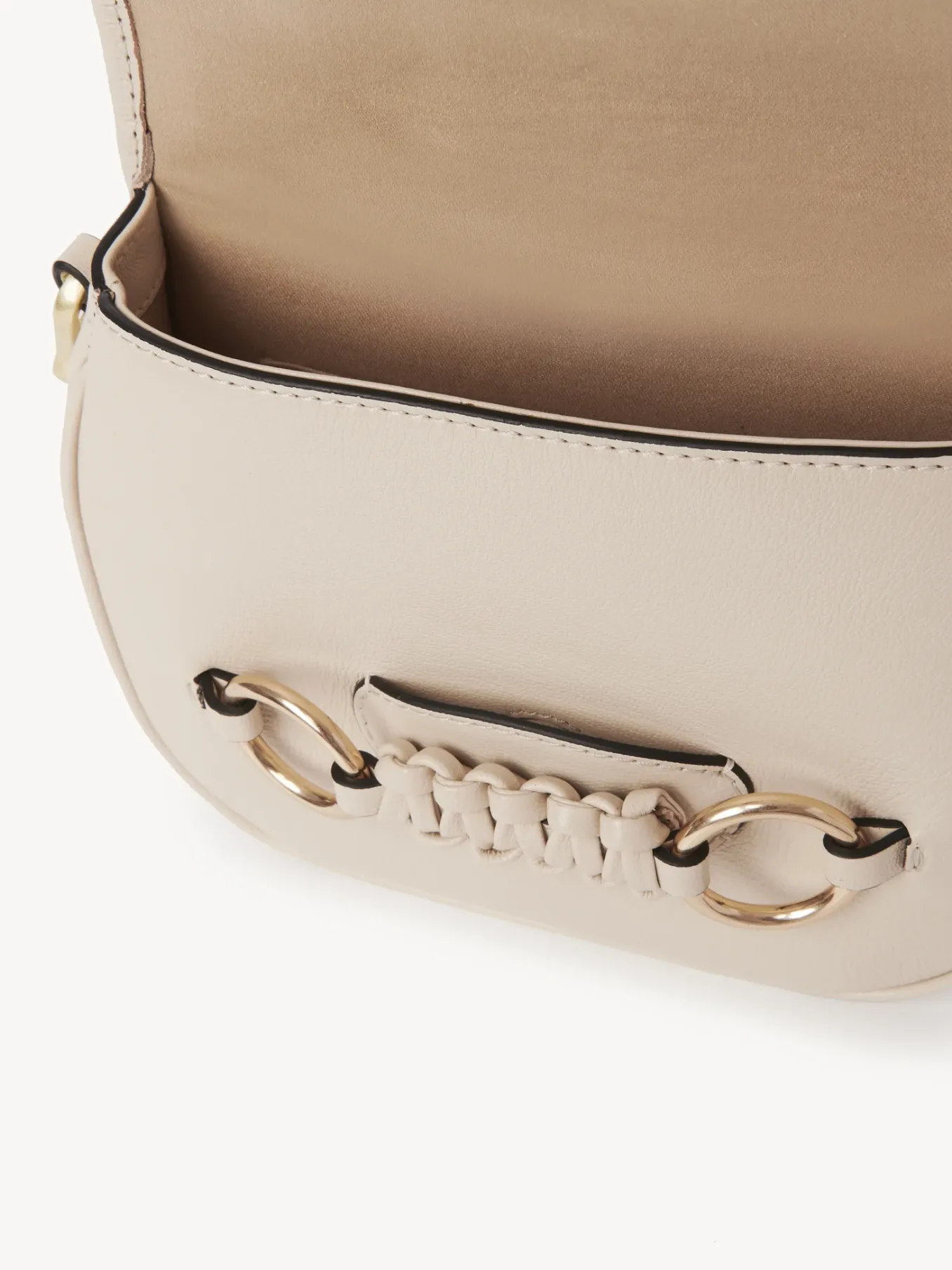Sacs Porté Épaule-Chloé Sac Porte Épaule Saddie Cement Beige