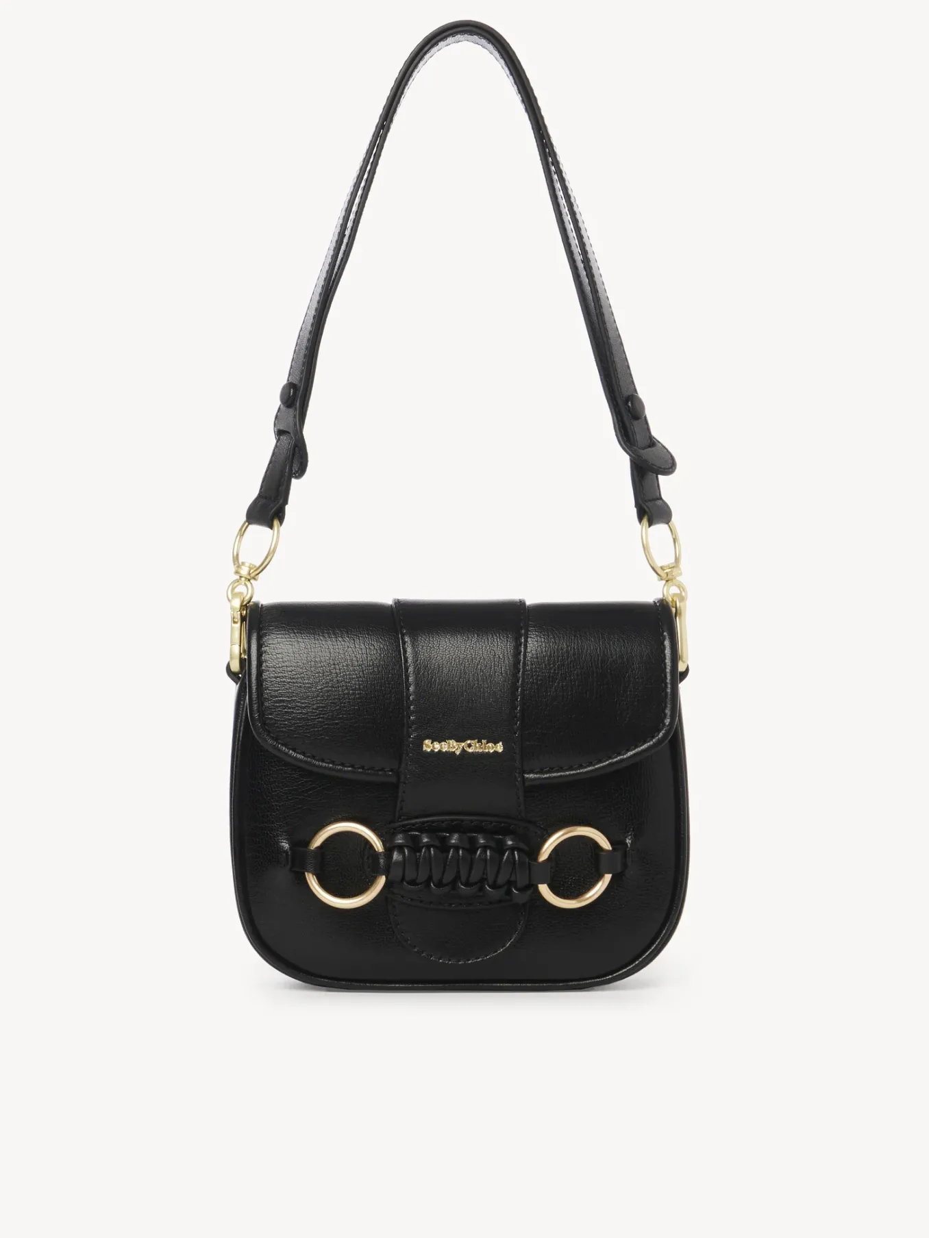 Sacs Porté Épaule-Chloé Sac Porte Épaule Saddie Noir