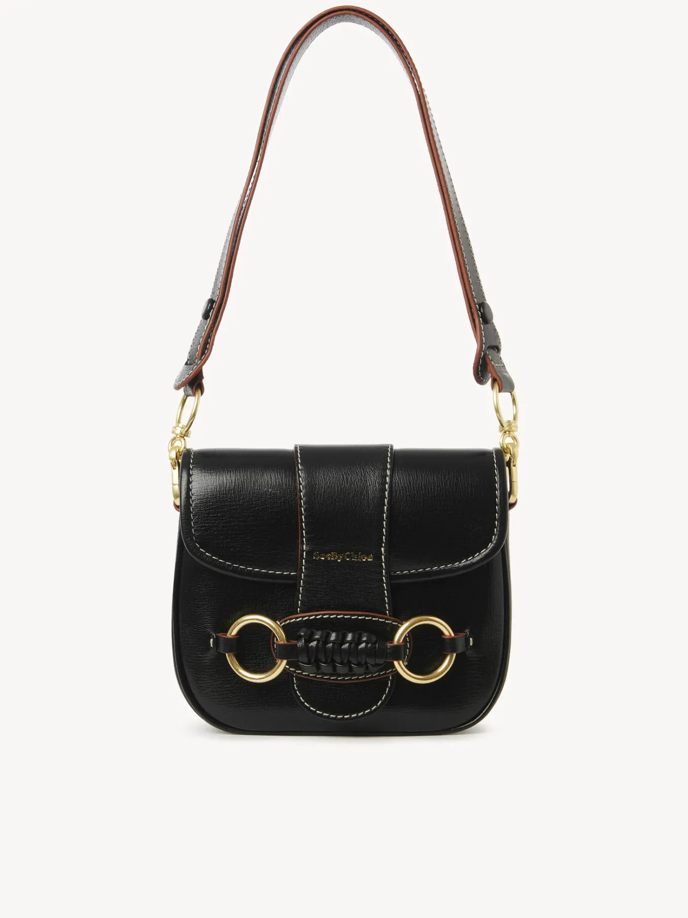 Sacs Porté Épaule-Chloé Sac Porte Épaule Saddie Noir